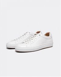 BOSS - Boss Mirage Tennis-Style Leather Trainers With Tonal Branding Nos - Lyst