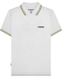 Lambretta - Ss25 Twin Tip Polo Shirt /Cashew) Cotton - Lyst