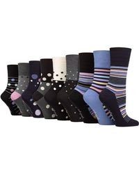 Gentle Grip - 9 Pack Bamboo Socks Ladies - Lyst