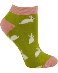 Miss Sparrow - Ladies Bamboo Trainer Socks - Lyst