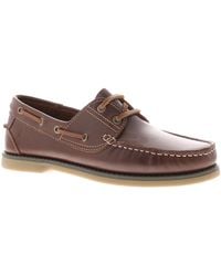 Hush Puppies - Boat Shoes Wilson Shoe Leather Lace Up - Lyst