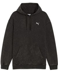PUMA - Elevated Relaxed Wash Overhead Hoodie - Lyst