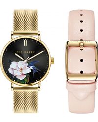 Ted Baker - Twg024500 Ladies Phylipa Watch And Strap Gift Set - Lyst