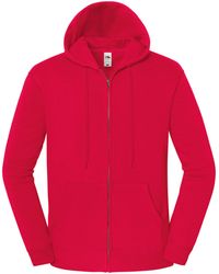 Fruit Of The Loom - Iconic Premium Full Zip Hoodie - Lyst