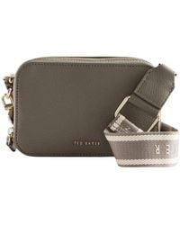 Ted Baker - Stunna Mini Webbing Crossbody Bag Leather - Lyst