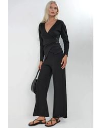 Hiccup - Accessory Detail Blouse & Pants Two-Piece Set - Lyst
