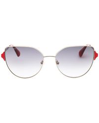 MAX&Co. - Max & Co Framed Gradient Smoke Sunglasses Metal - Lyst