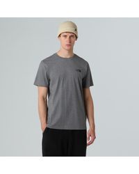 The North Face - Simple Dome T-Shirt Tnf Medium Heather - Lyst