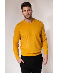Secret Label - Italian Lambswool Crew Neck Jumper - Lyst