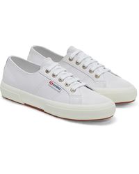 Superga - Adult 2750 Nappa Leather Trainers (Optical/Avorio) - Lyst