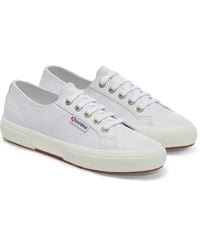 Superga - Adult 2750 Nappa Leather Trainers (Optical/Avorio) - Lyst