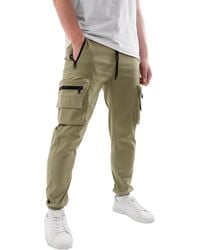 Soulstar - Soul Star Regular Fit Cargo Trousers Combat - Lyst