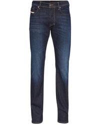 DIESEL - Tepphar-X Dark Denim Pants Cotton - Lyst