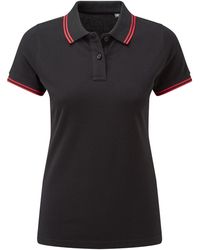 Asquith & Fox - Ladies Classic Fit Tipped Polo - Lyst