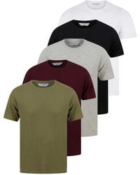 Tokyo Laundry - Cotton 5-Pack Short Sleeve T-Shirts - Lyst