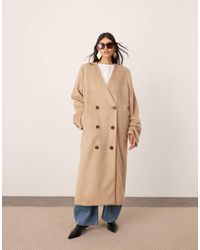 ASOS - Wool Mix Oversized Double Breasted Coat - Lyst