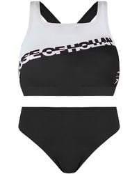 Speedo - Printed House Of Holland Blackwhite Two Pieces Swimsuit 8 121933503 - Lyst