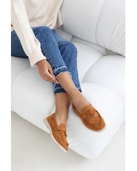 Where's That From - Wheres 'Pegasus' Slip On Trim Loafers With Accessory Detailing - Lyst