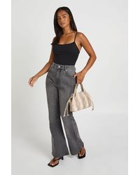 Boohoo - Petite Peached Sculpt Strappy Sleeveless Bodysuit With Removable Padding - Lyst