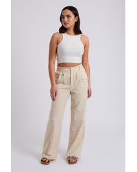 Urban Bliss - Linen Blend Wide Leg Trouser - Lyst