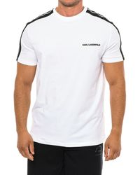 Karl Lagerfeld - Kurzarm-T-Shirt 755060 Mann - Lyst