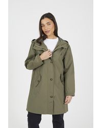 Brave Soul - Light Lightweight Parka Style Hooded Jacket - Lyst