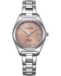 Citizen - Watch Ew2601-81Z Titanium - Lyst