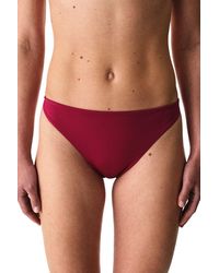 Penti - Evelyn Minimal Shimmery Mid-Rise Bikini Bottom - Lyst