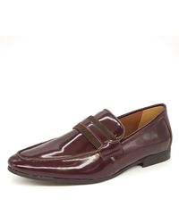 HX London - Croydon Patent Leather Slip On Loafer Shoes - Lyst