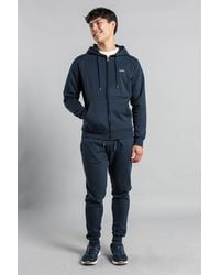 Tokyo Laundry - Navy Zip-Up Hooded Tracksuit - Lyst