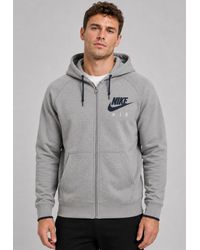 Nike - Air Fleece Full Zip Heritage Hoodie - Lyst