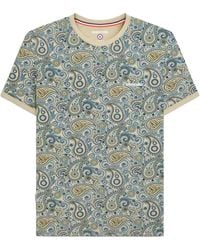 Lambretta - Ss25 Paisley T-Shirt (Wood/Ash/Khaki) - Lyst