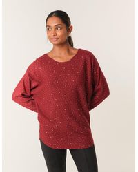 Blue Vanilla - Jumper With Rhinestones - Lyst