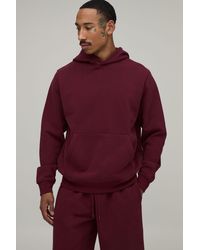 BoohooMAN - Regular Fit Premium 480Gsm Over The Head Hoodie - Lyst