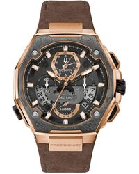 Bulova - Precisionist X Special Edition Watch 98B356 Leather - Lyst