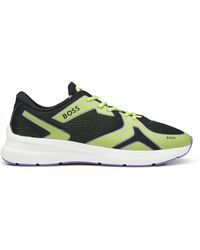 BOSS - Owen Hardlooptrainers In Groen - Lyst