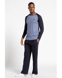Tokyo Laundry - Dark Cotton 2-Piece Long Sleeve Top And Bottoms Pyjama Set - Lyst