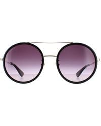 Gucci - Sunglasses Gg0061S 001 Gradient Metal - Lyst