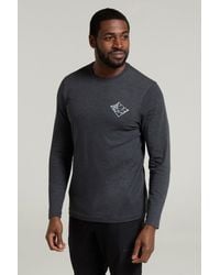 Mountain Warehouse - 'Mountain View' Graphic T-Shirt Long Sleeve Stylish Casual Tee Cotton - Lyst