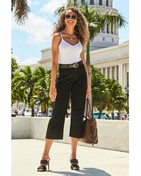 Sosandar - Denim Culotte Jeans Cotton - Lyst