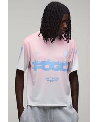BoohooMAN - Regular Fit Boxy Fogo Printed T-Shirt - Lyst