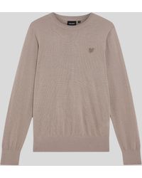 Lyle & Scott - Merino Wool Crew Neck Jumper - Lyst