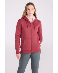 Mountain Warehouse - 'Dalton' Sherpa Lined Hoodie Adjustable Hood Warm Cosy Jumper Cotton - Lyst