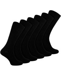 Sock Snob - Plain Coloured Cotton Rich Ribbed Dress Socks - Lyst