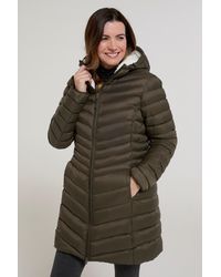 Mountain Warehouse - 'Florence' Padded Jacket Fur Lined Water Resistant Coat Polyamide - Lyst