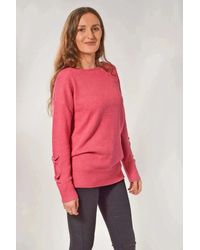 love knitwear - Criss Cross Sleeve Jumper - Lyst