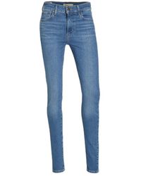Levi's - Levi's 720 High Waist Super Skinny Jeans Medium Indigo Worn In - Lyst