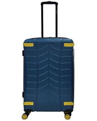 Infinity Leather - Hard Shell Cabin Suitcase 4 Wheel Luggage Travel Bag - Lyst