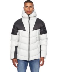 Duck and Cover - Raymax Contrast Panel Padded Jacket (Putty/ - Lyst