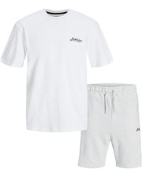Jack & Jones - Co-Ord Set Crew Neck T-Shirt & Shorts Summer Outfit - Lyst